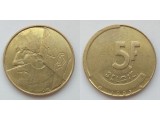 Бельгия 5 франков 1986-1993 Belgie