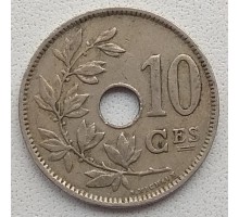 Бельгия 10 сантимов 1921 Belgique