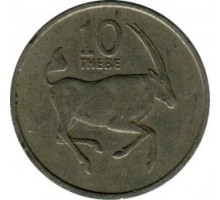 Ботсвана 10 тхебе 1976-1989