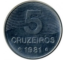 Бразилия 5 крузейро 1980-1984