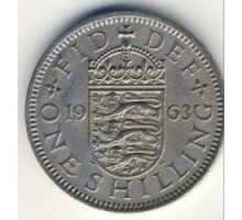 Великобритания 1 шиллинг 1963 Английский герб