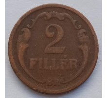 Венгрия 2 филлера 1927