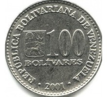 Венесуэла 100 боливаров 2001-2004