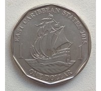 Восточные Карибы 1 доллар 2012-2017