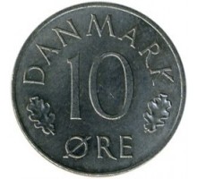 Дания 10 эре 1973-1988