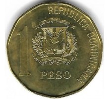 Доминиканская республика 1 песо 1991-1992