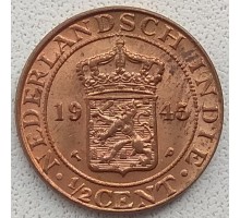 Индия (нидерландская) 1/2 цента 1945