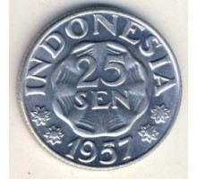 Индонезия 25 сенов 1955-1957