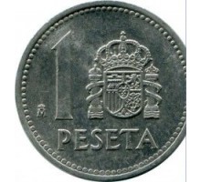 Испания 1 песета 1982-1989
