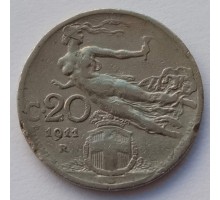 Италия 20 чентезимо 1911