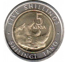 Кения 5 шиллингов 2018