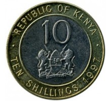 Кения 10 шиллингов 1994-1997