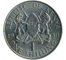 Кения 1 шиллинг 1978-1989