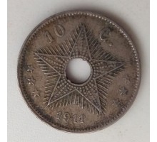 Конго (бельгийское) 10 сантимов 1911