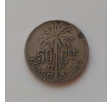 Конго (бельгийское) 50 сантимов 1925