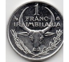Мадагаскар 1 франк 1965-2002