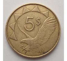 Намибия 5 долларов 1993-2015