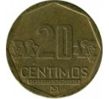 Перу 20 сентимо 2001-2017