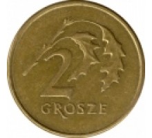 Польша 2 гроша 1990-2014
