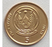 Руанда 5 франков 2009
