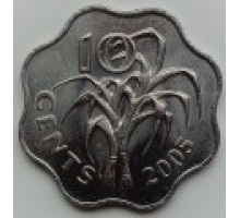 Свазиленд 10 центов 1995-2009
