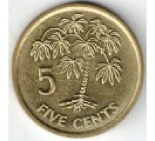 Сейшелы 5 центов 2007-2012
