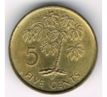 Сейшелы 5 центов 1982-2003