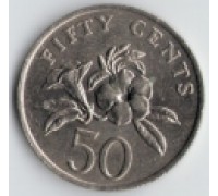Сингапур 50 центов 1985-1988