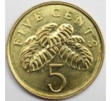 Сингапур 5 центов 1992 - 2012