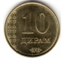 Таджикистан 10 дирамов 2011