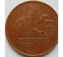 Тринидад и Тобаго 5 центов 1976-2016