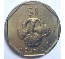 Фиджи 1 доллар 1995-2000