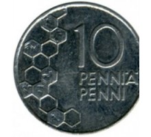 Финляндия 10 пенни 1990-2001