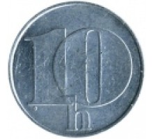 Чехословакия 10 геллеров 1991-1992