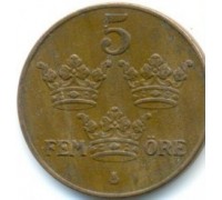 Швеция 5 эре 1939