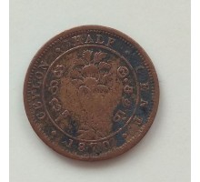 Цейлон 1/2 цента 1870
