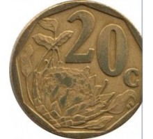 ЮАР 20 центов 1996 - 2000