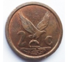 ЮАР 2 цента 1996-2000