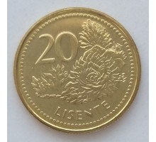 Лесото 20 лисенте 1998-2018