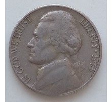 США 5 центов 1955 D