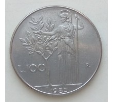 Италия 100 лир 1980