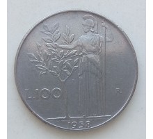 Италия 100 лир 1958