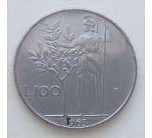 Италия 100 лир 1963