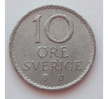 Швеция 10 эре 1968