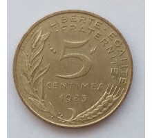 Франция 5 сантимов 1983