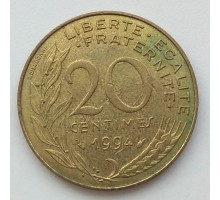 Франция 20 сантимов 1994
