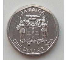 Ямайка 1 доллар 2014