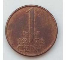 Нидерланды 1 цент 1978
