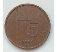 Нидерланды 5 центов 1983