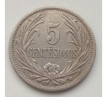 Уругвай 5 сентесимо 1909